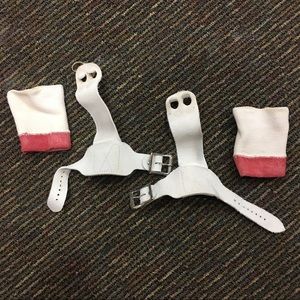Used Uneven Bar Gymnastics Grips & Wristbands